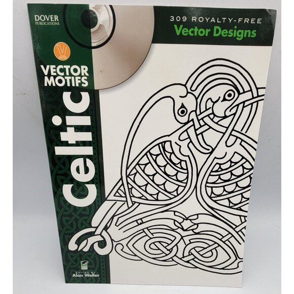 Celtic Fairies/Elves Vector Motifs Books By Dover Publications With CD/ROM - Picture 4 of 12